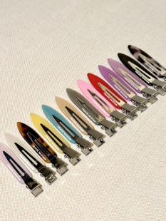 小巧无痕边夹金属发夹少女简约发卡侧边刘海配饰 vogueess韩系窄版