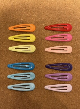 vogueess彩色夏日迷你感发夹小众设计发卡刘海夹碎发夹子头饰发饰