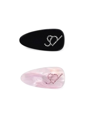 vogueess自制scy烫钻刘海发夹女新款高级感对夹侧边夹子头饰发卡