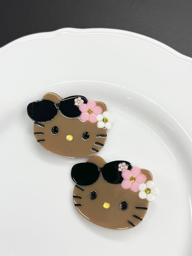 原创可爱凯蒂猫沙滩鸭嘴夹