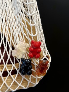 vogueess超可爱果汁软糖侧边夹子刘海发夹流体熊清新少女配饰小号