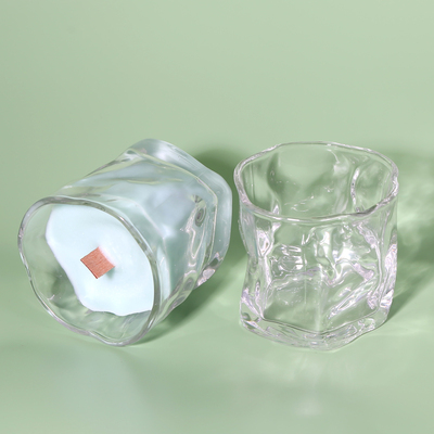 香薰蜡烛空杯容器玻璃扭扭杯