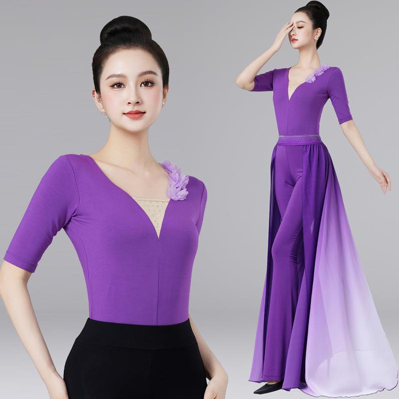 高端2025年夏季新款形体训练服装女仪态礼仪高级感专业导师形体