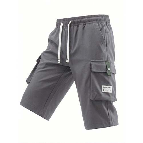 Men'S Plus Size Summer Lightweight Cargo Pants - Casual