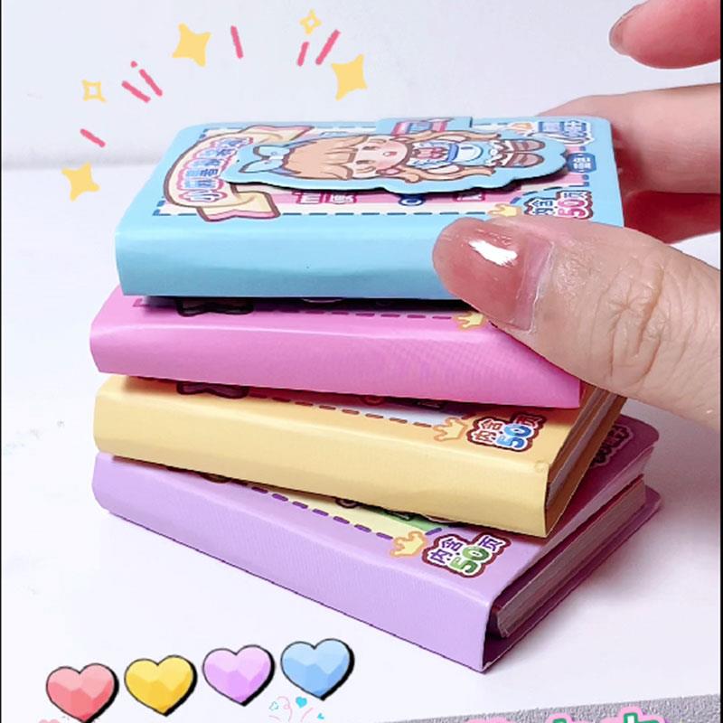 小麻薯迷你换装豆豆本超厚贴纸本女孩儿童玩具公主贴纸安静书手工