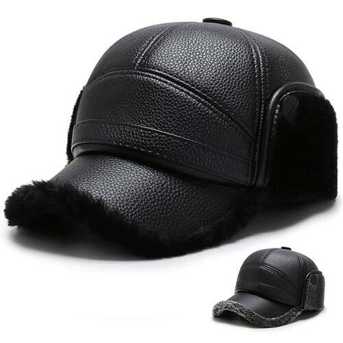 Men's Synthetic Duckbill Hat Winter Street Style Cap with