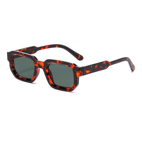 Men's & Women's 6pcs Retro Rectangle Frame Sunglasses -