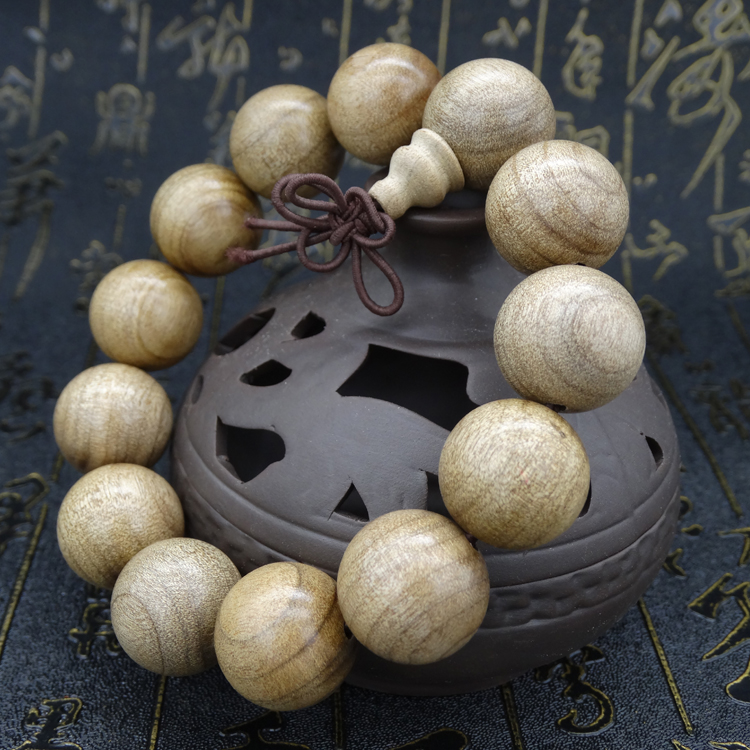 沉香佛珠手串金丝檀木