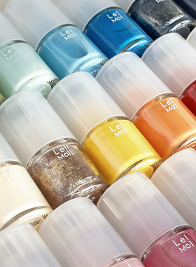 Lelmol指甲油2026新款32free安全健康水性无味免烤快干持久不可剥