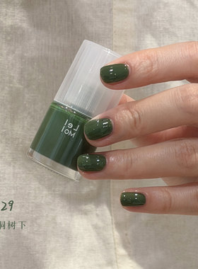 lelmol橄榄色指甲油脚趾夏日显白