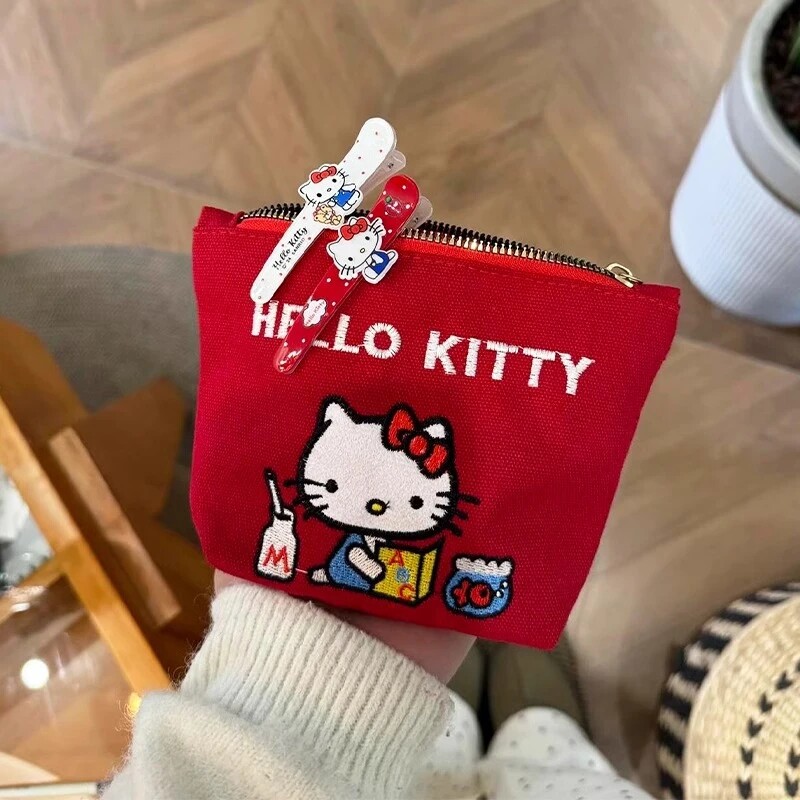 HelloKitty零钱包迷你小包女款2025新款卡包护照夹证件收纳包超薄
