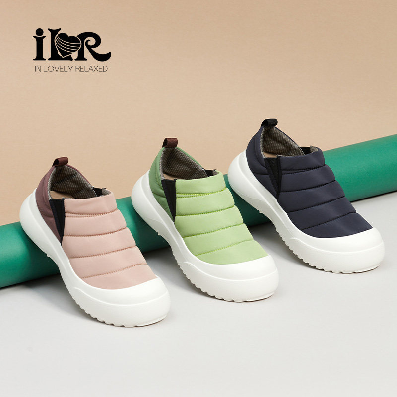 ILR因爱乐诗新款百搭超轻保暖厚底雪地靴时尚防滑石墨烯发热靴子,女鞋,时尚雪地靴,淘宝优惠券,粉丝福利购,淘宝优惠卷