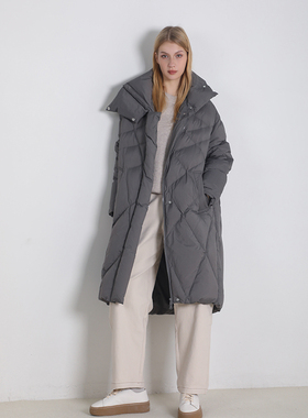 Jane express/简表达24年冬季新款羽绒服长款羽绒服DYR41004-1