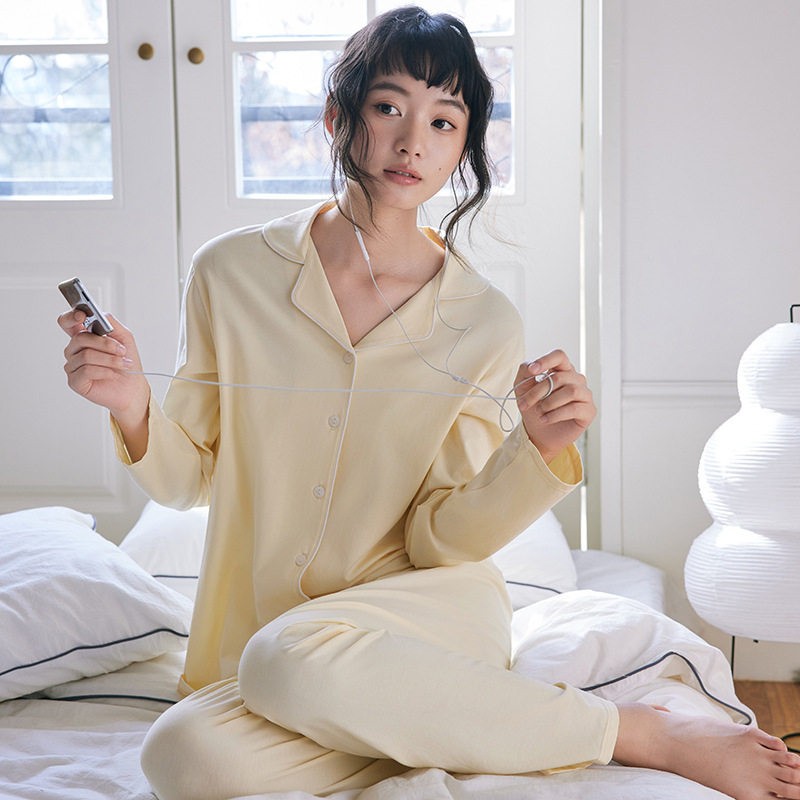 时尚洋气家居服女可外穿睡衣套装