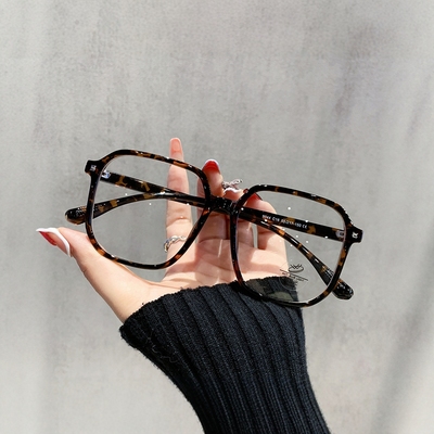 超轻复古玳瑁色近视眼镜