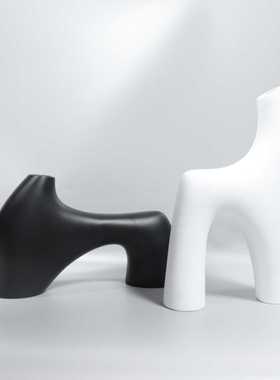 北欧创意插花花瓶摆件家居客厅卧室软装装饰品简约抽象艺术摆设