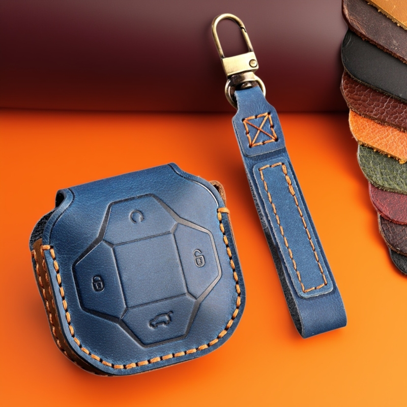 适用于奇瑞捷途旅行者2023新款真皮纯手工钥匙包壳高档皮套