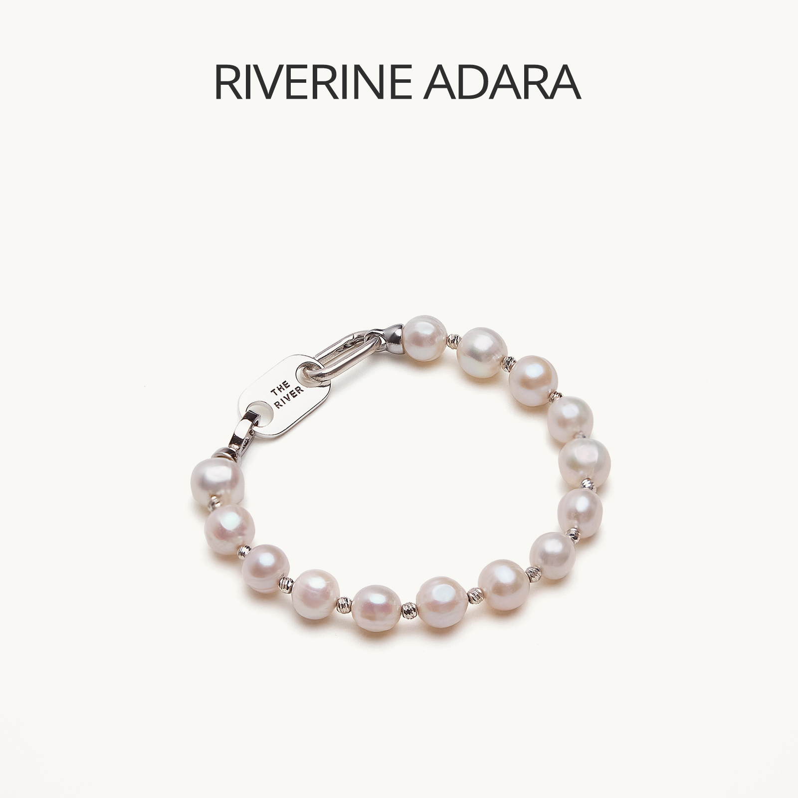 Riverine Adara「星链」原创基础款淡水珍珠饰品S925银饰手串手链