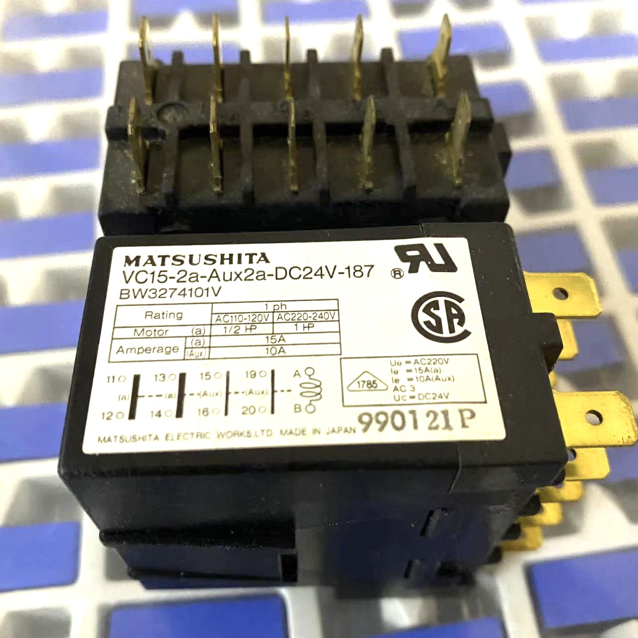 包邮全新原装 VC15-2A-AUX2A-DC24V-187 现货进口10脚 BW3274101V