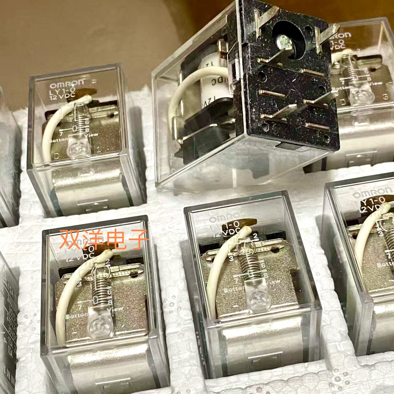 包邮全新原装 LY1-0 LYI-O 12VDC 现货5脚中间继电器1开1闭转换型