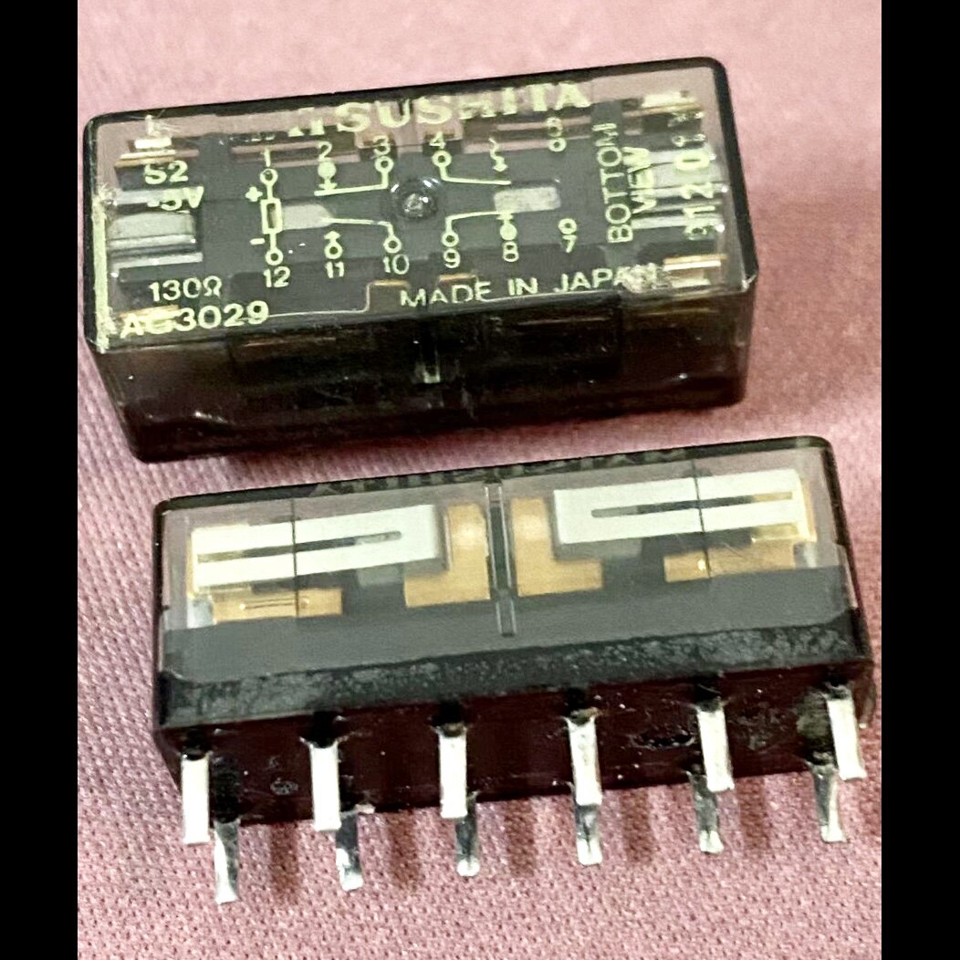 包邮现货 S2-5V 继电器 5V 5VDC DC5V 进口松下继电器 12脚 拆机