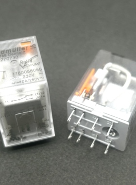 包邮全新原装 DRM270730 7760056058 230VAC 魏德米勒继电器 10A