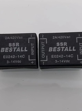 包邮现货 E0242-14C SSR BESTALL继电器3-14Vdc模块2A/420Vac拆机