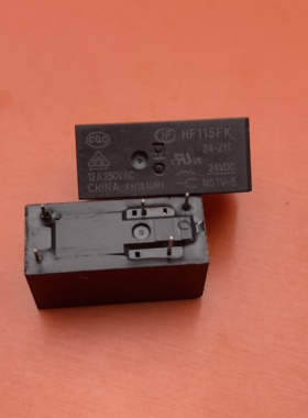 全新现货 HF115FK 24-Z1T 全新宏发 24VDC 5脚 12A 24V 继电器5脚