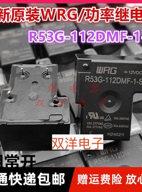 包邮全新原装 WRG-12VDC-R53G-112DMF-1-S-40A277VAC 大功率继电