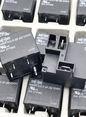 包邮原装 805WP-1CC-F-SF J02 J05 12V 30A5脚空调台湾松川继电器