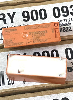 包邮全新原装 SCHRACK-RY900093-9VDC-10A250VAC 泰科4脚9V继电器