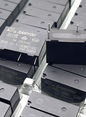 包邮全新原装 SRB-S-112DM2-02 现货三友5A250VAC继电器4脚 12VDC