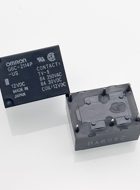包邮原装 G6C-2114P-US 12VDC 进口 8A 6脚 DC12V通用 DK1a1b-12V