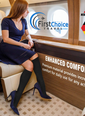 Keskale Germany Graduated Compression Flight Stockings