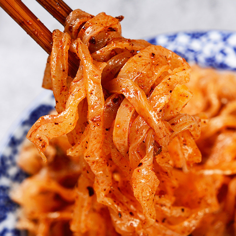 新货秦岐轩正宗擀面皮宝鸡岐山陕西凉皮方便速食免煮西安特产真空