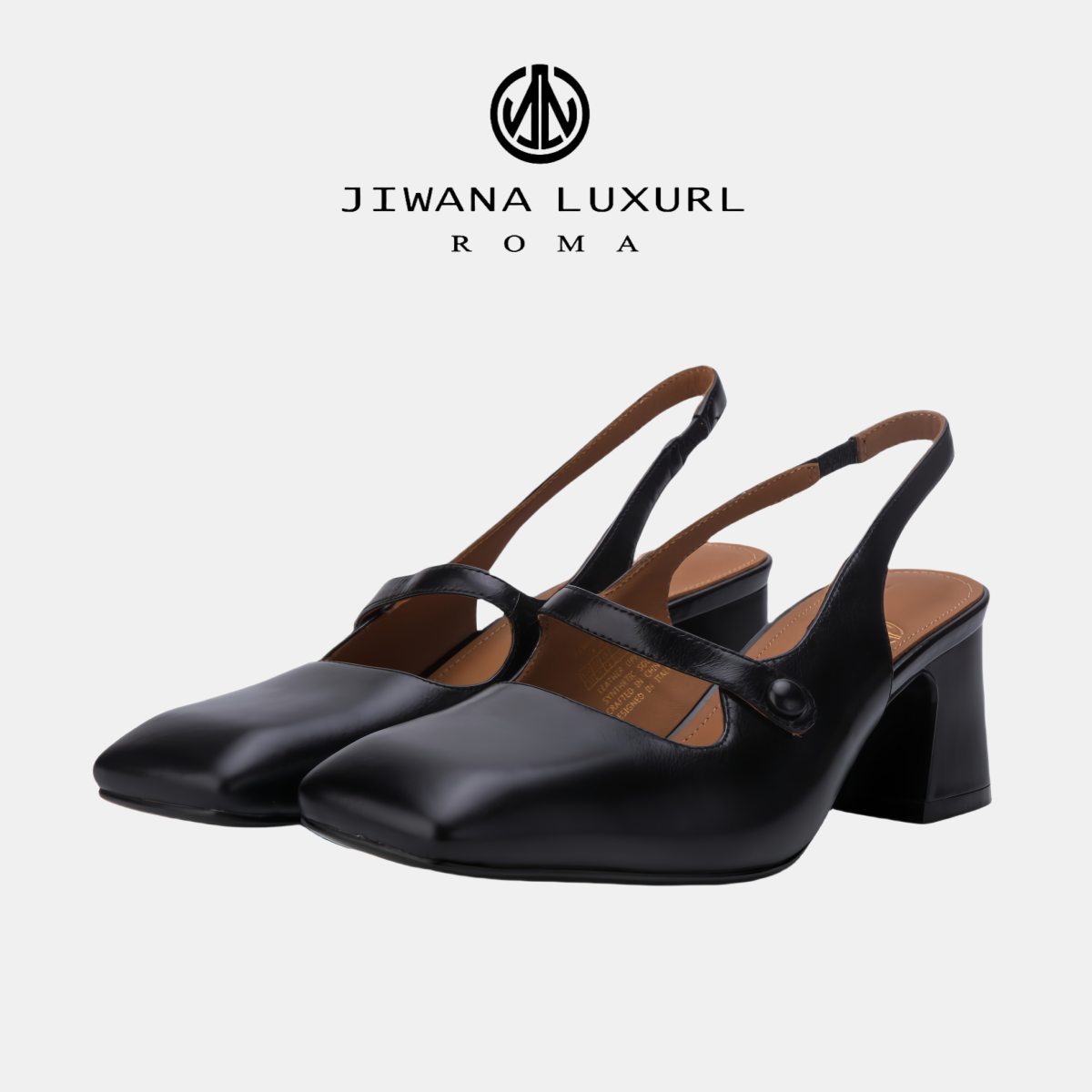 方头单鞋JIWANA舒适玛丽珍羊皮