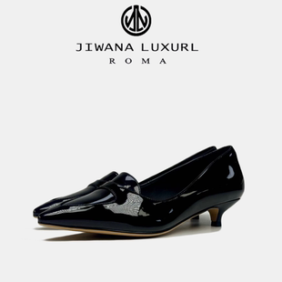 猫跟百搭通勤配裙子早春漂亮单鞋 2026复古尖头法式 LUXURL JIWANA