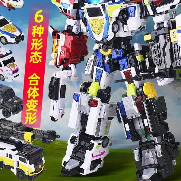 迷你特工队之超级战警力量冰封恐龙战队儿童机器人金刚玩具男孩