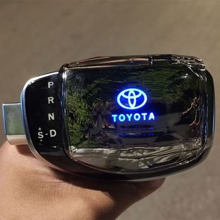 2022-24款丰田锋兰达锐放亚洲龙游艇排档头改装专用发光水晶档把