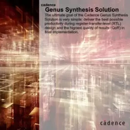Cadence Genus Synthesis Solution  V21.17.000-ISR7 Linux