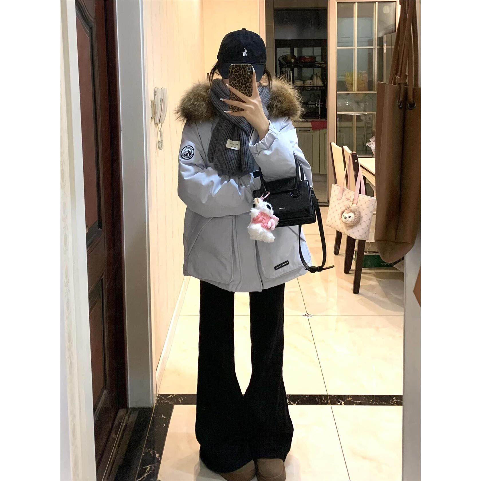 超好看工装棉服女韩系宽松2025冬季新款加厚大毛领棉衣派克服外套,个性定制/设计服务/DIY,棉服工装,淘宝优惠券,粉丝福利购,淘宝优惠卷