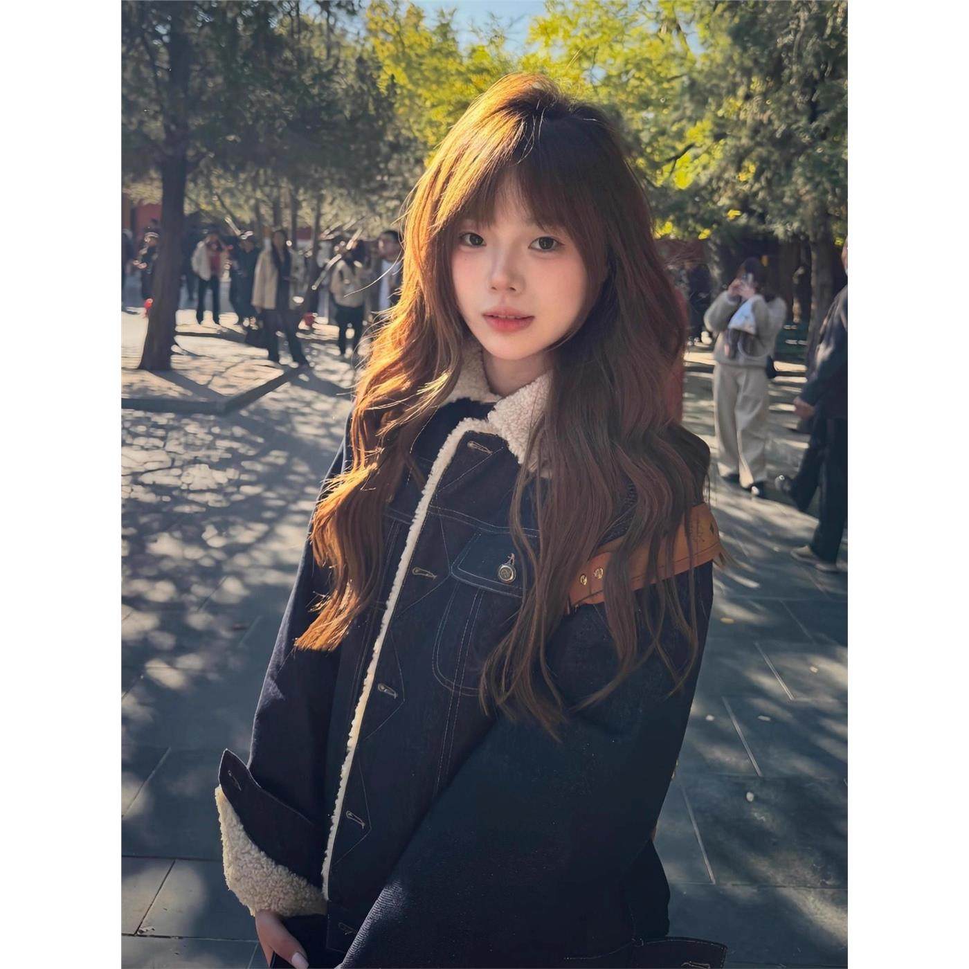 初冬羊羔毛牛仔外套女冬季新款加绒加厚宽松显瘦短款夹克棉服上衣,个性定制/设计服务/DIY,棉服工装,淘宝优惠券,粉丝福利购,淘宝优惠卷