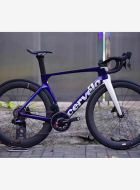 加拿大Cervelo S5 碟刹碳纤维内走线竞技气动破风公路车车架组