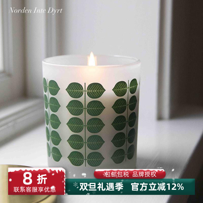 冬日氛围香氛蜡烛香薰烛台