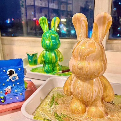 细胞流体画颜料专用液态丙烯