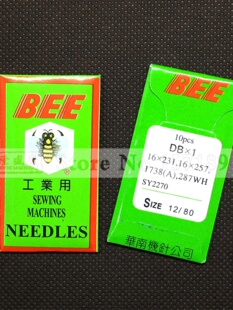 正宗蜜蜂牌DB平缝机针电脑绣花机机针工业缝纫机平车针绣花机