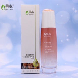 果本杏仁甘草焕采精华水100ml深润爽肤补水保湿滋润女提亮肤色