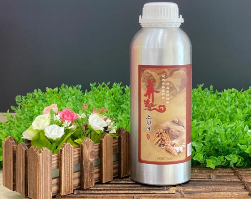 姜疗油生姜精油老姜油热疗姜油老姜发热油身体按摩精油药油1000ml