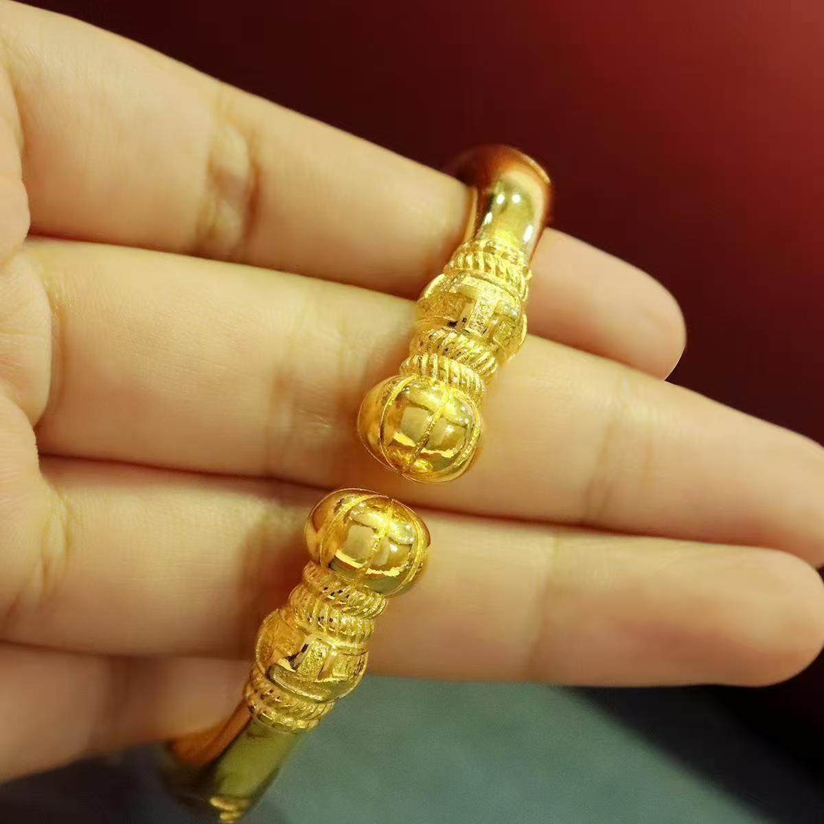 新中式法老仿金手镯古法