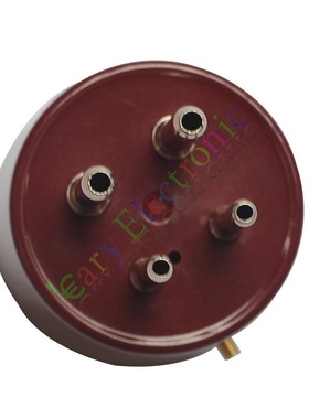 全新300BR-R红色胶木镀锡磷铜4脚电子管座插座适300B U4A 811 2A3